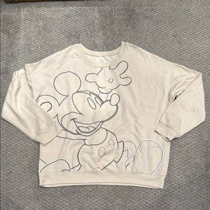 Disney - NWOT Pullover Crew Neck Sweatshirt, Mickey Mouse Apparel